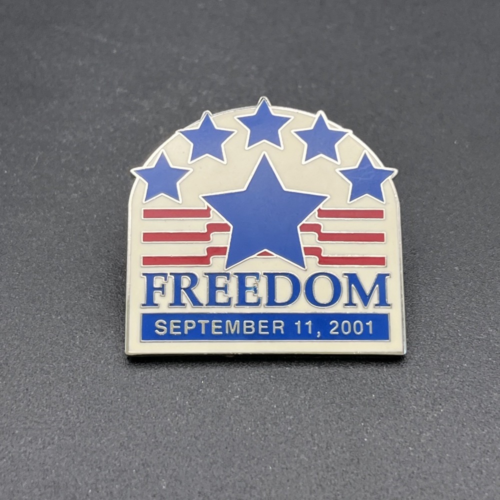 September 11th 9/11 Freedom Lapel Hat Pin